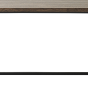 Spisebord Nordique Design Rivoli, 180Ã90 cm, røget egetræ & sort metal